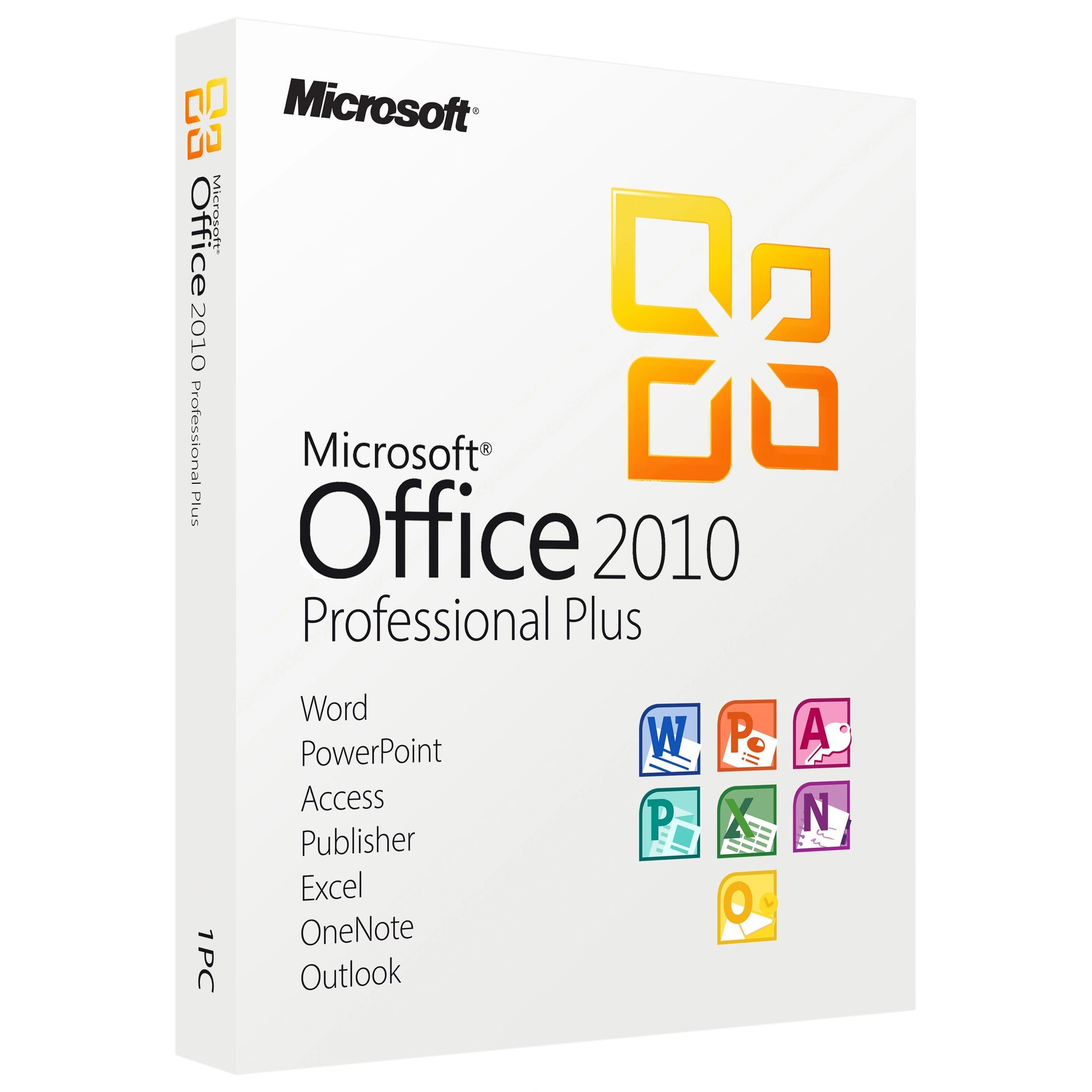 Microsoft Office 2010 Professional Plus - Lifetime License Key for 1 PC