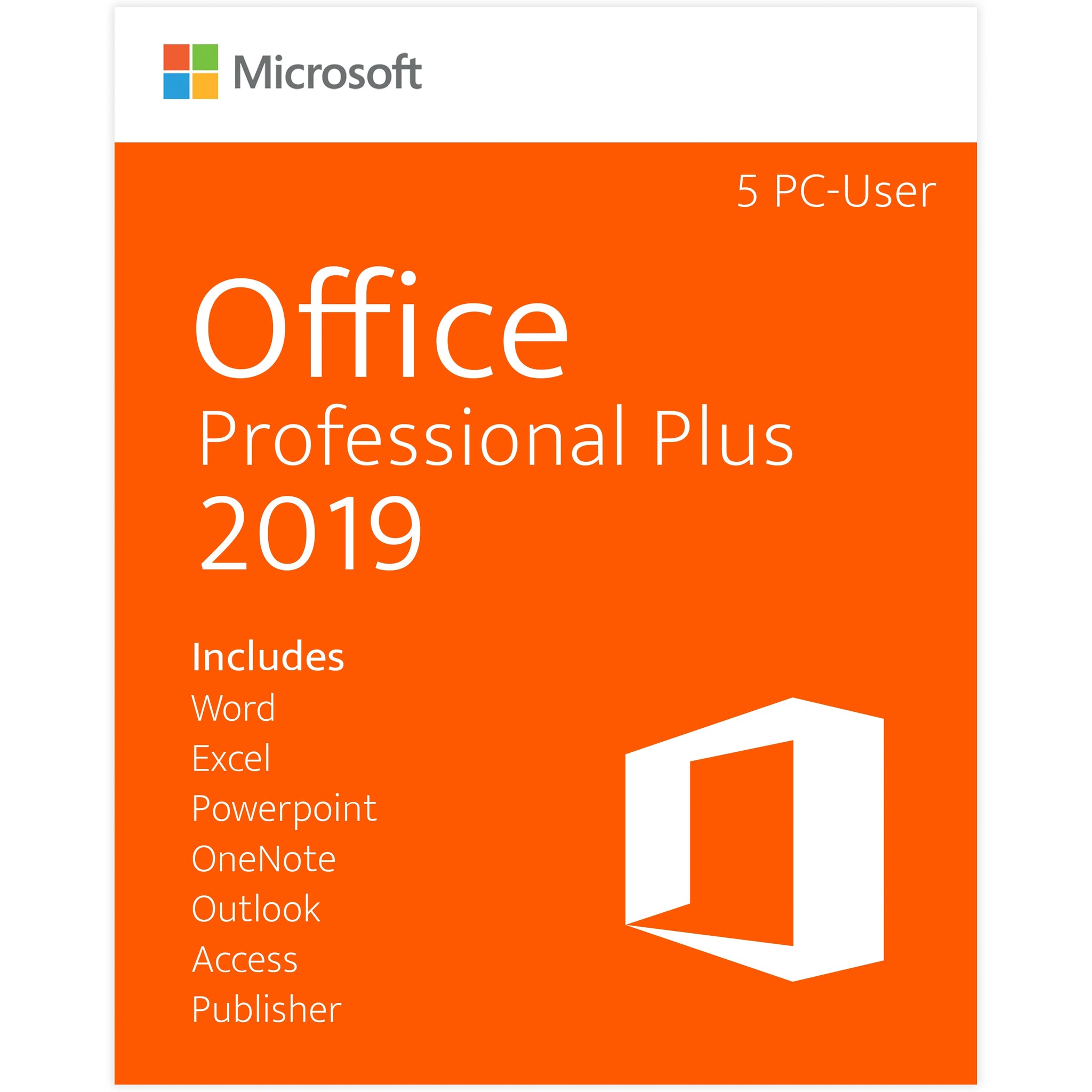 Microsoft Office 2019 Professional Plus- Lifetime License Key for 5 PC