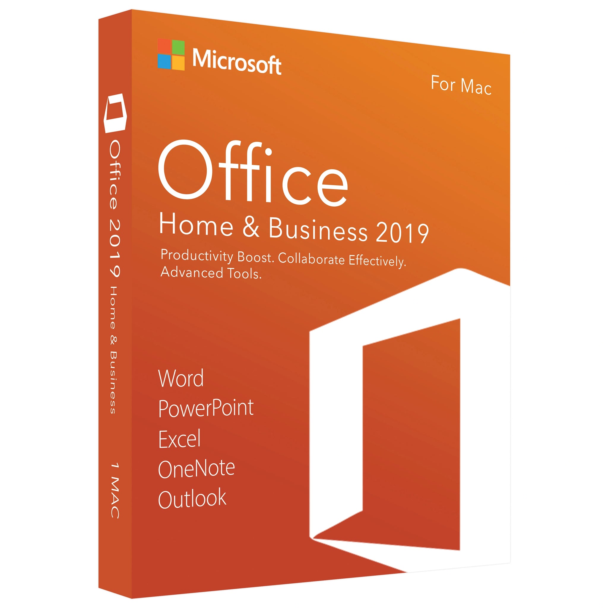 Microsoft Office 2019 Home & Business - Lifetime License Key for 1 MAC