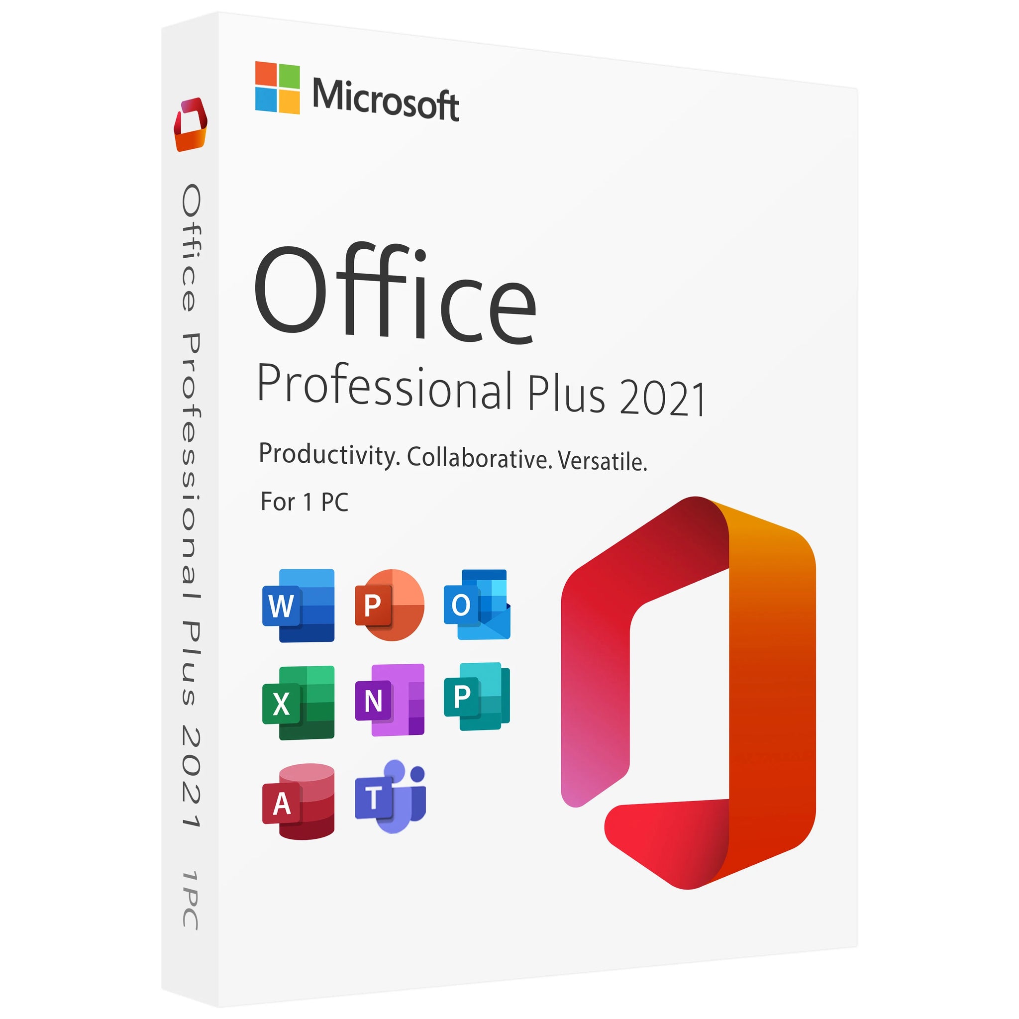 Microsoft Office 2021 Professional Plus - Lifetime License Key for 1 PC