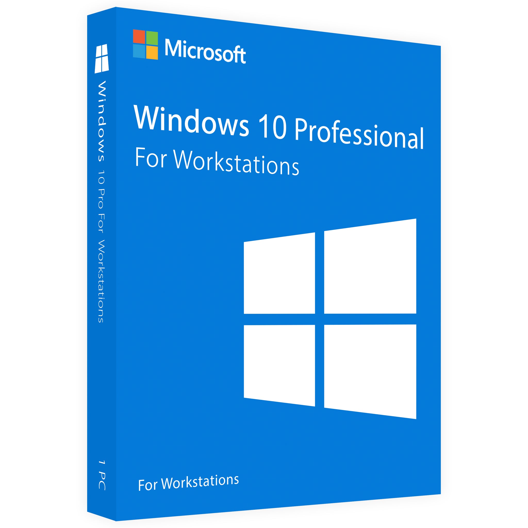 Microsoft Windows 10 Pro Workstation - Lifetime License Key for 1 PC